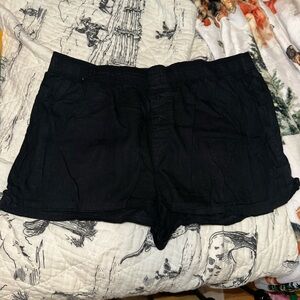 PINK Victoria's Secret Black Pajama Shorts